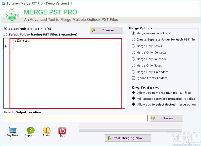 Softaken Merge PST Pro下载,PST文件合并软件